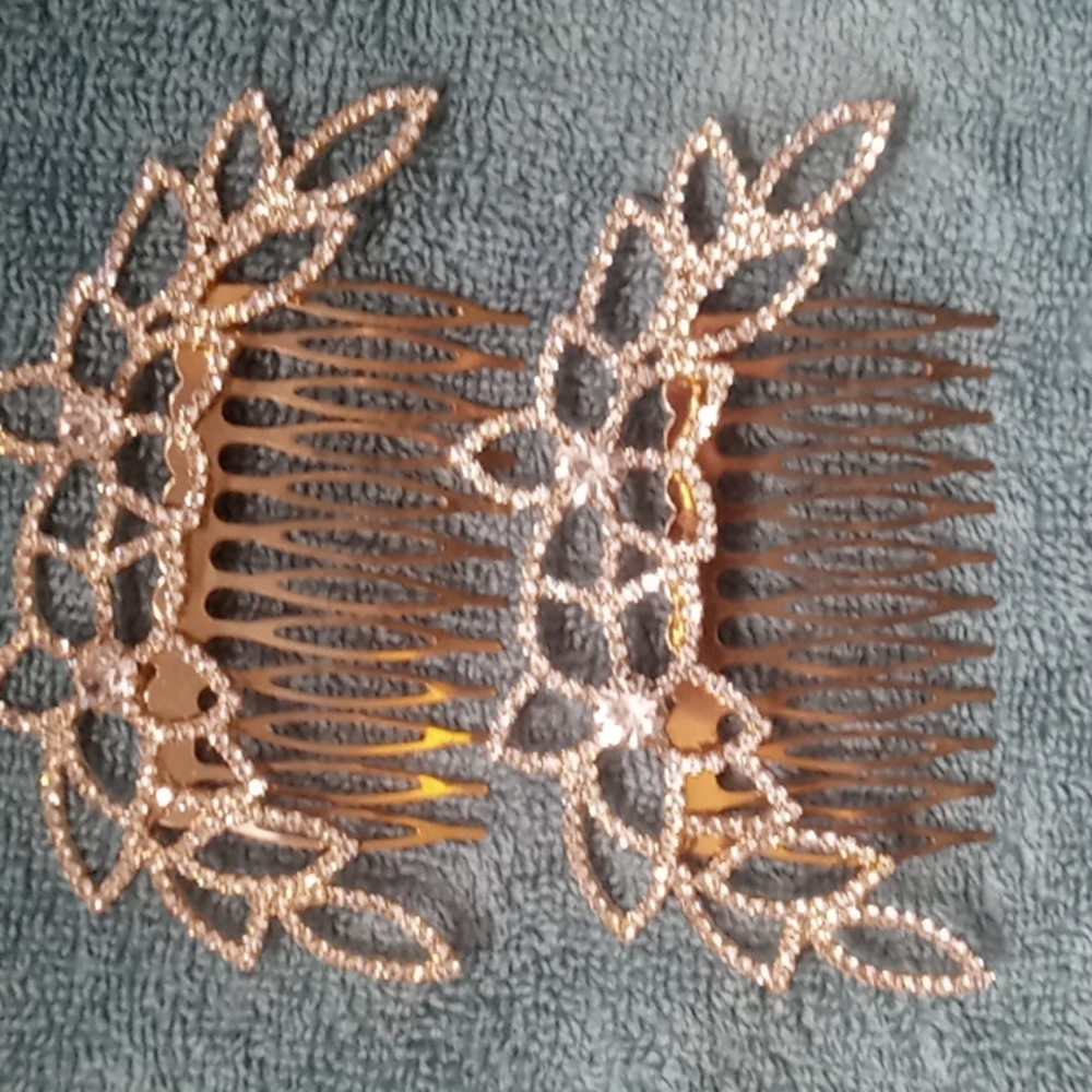 Rhinestone Hair Clips